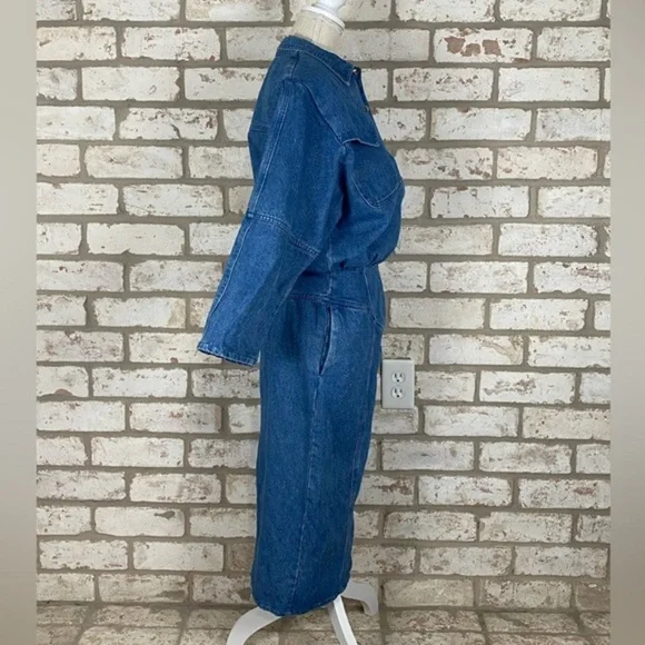 Vintage 80s in.tice.ment Denim Dress - Picture 4 of 8